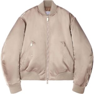 Off-White  zip-detail bomber jacket