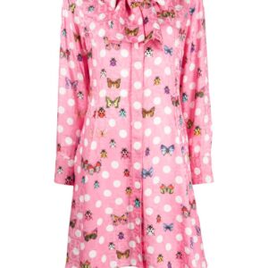 Versace  Butterflies & Ladybugs short dress