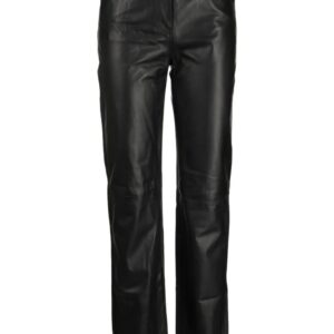 Versace  Medusa-hardware leather trousers