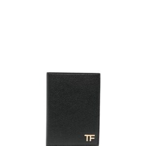 TOM FORD logo-plaque leather wallet
