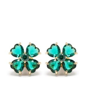Swarovski  Idyllia clover stud earrings