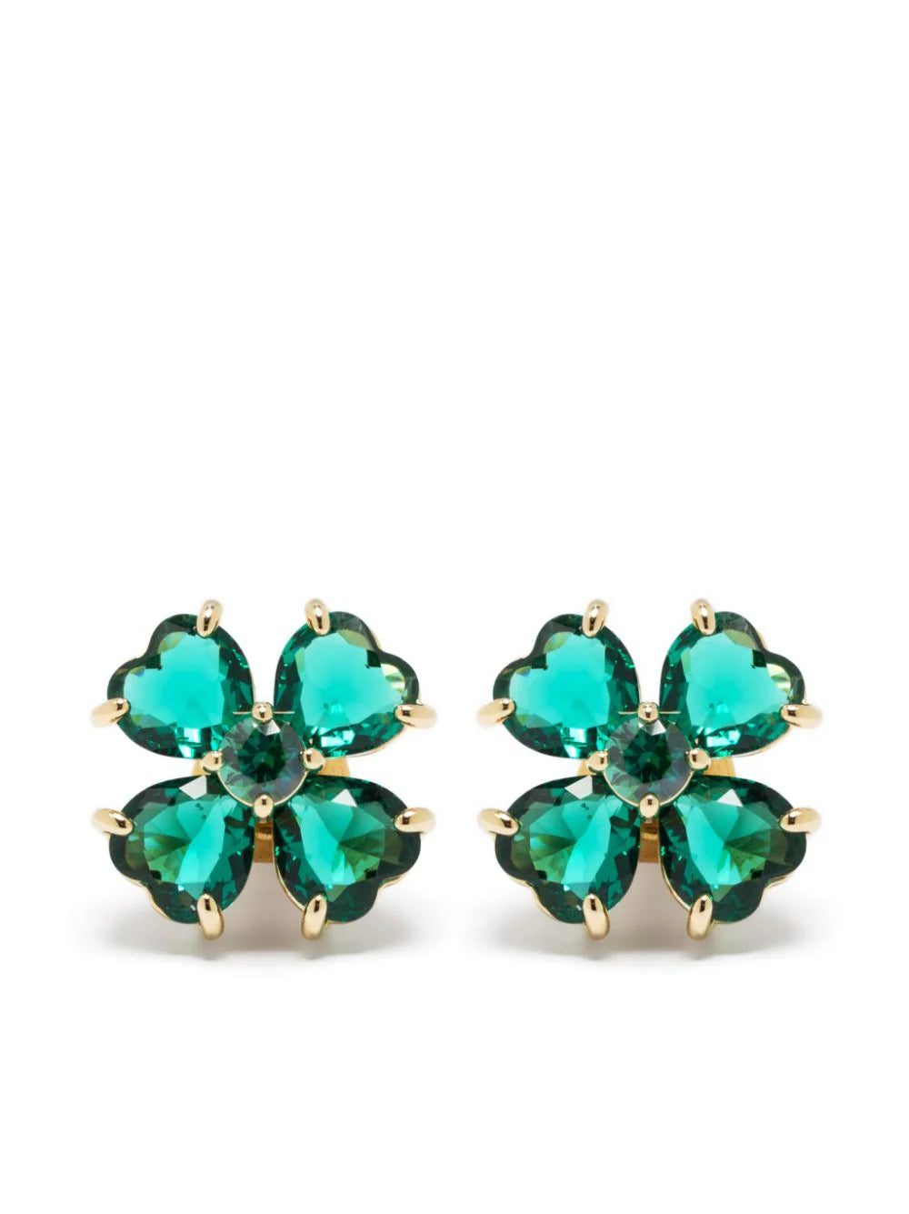Swarovski Idyllia clover stud earrings