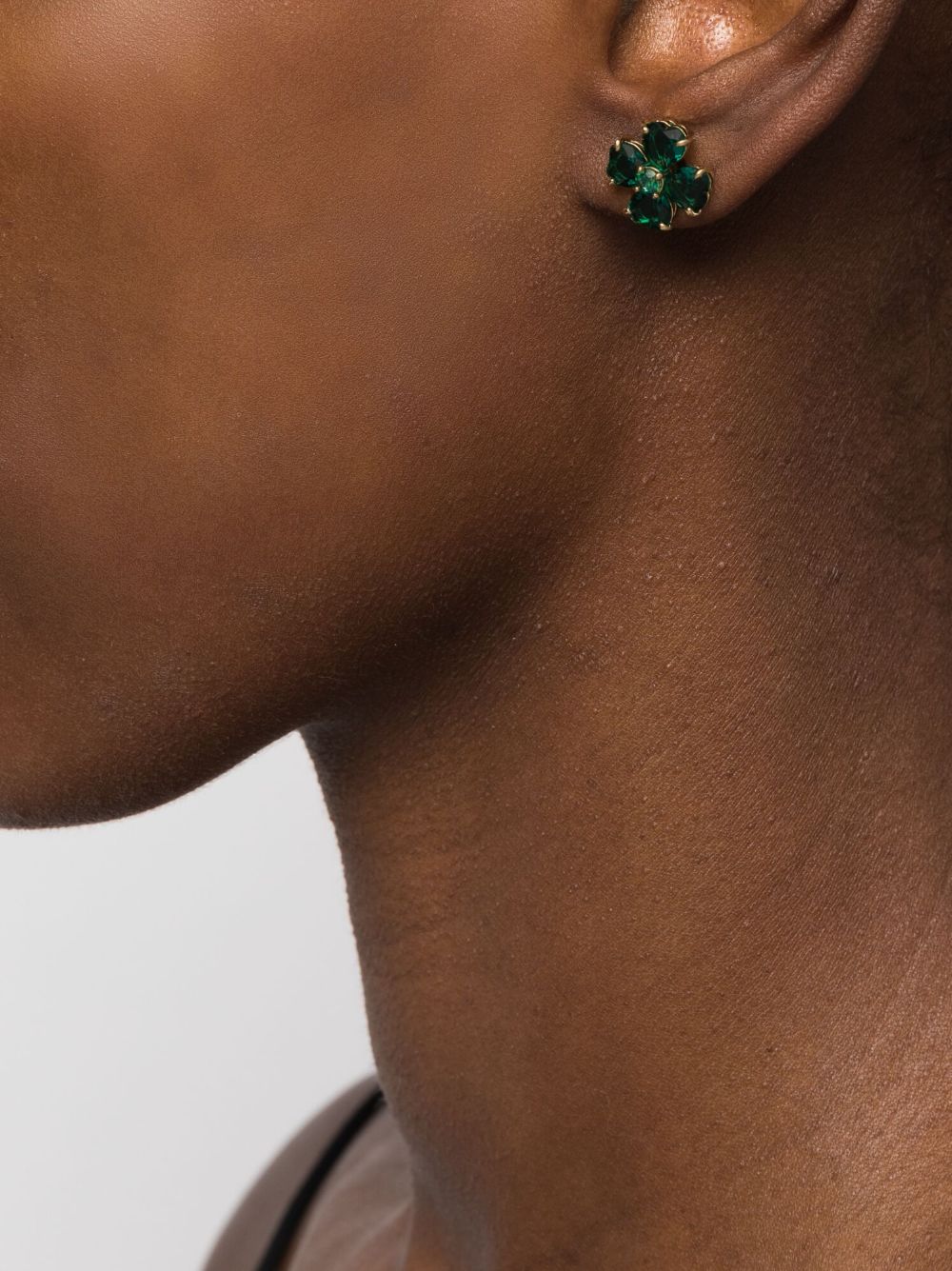 Swarovski Idyllia clover stud earrings - Image 2