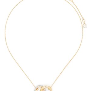 Swarovski Dextera crystal-embellished interlinked necklace