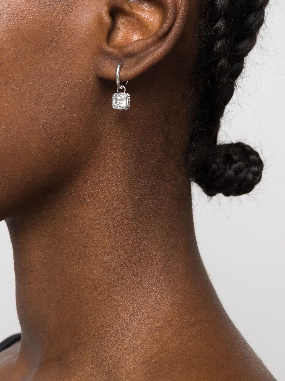 Swarovski Stilla mini hoop earrings - Image 2