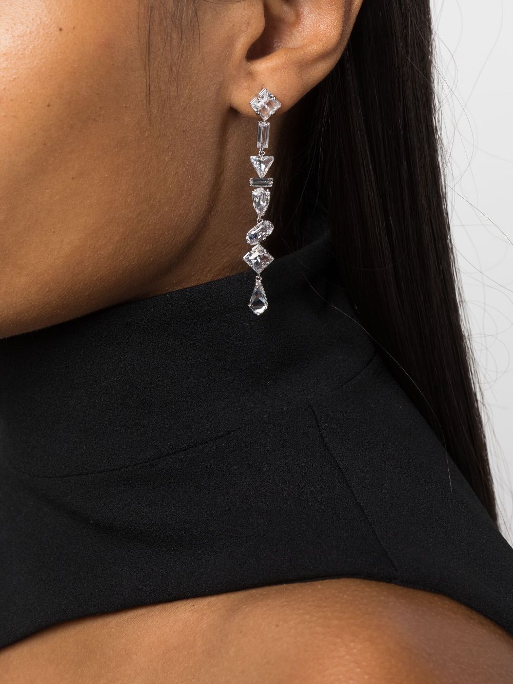Swarovski Mesmera crystal-embellished earrings - Image 2