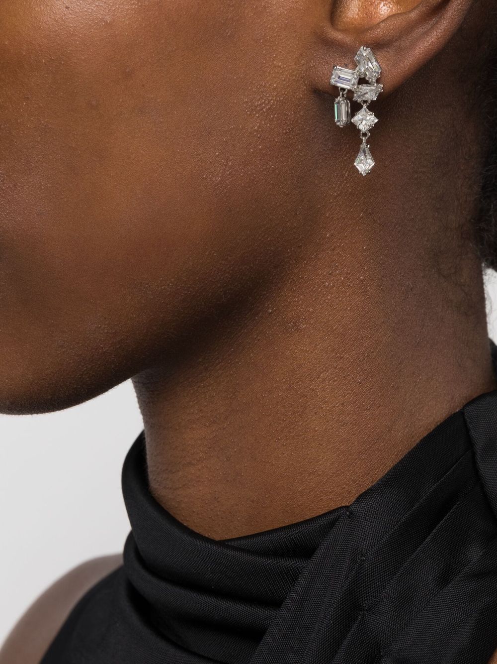 Swarovski Mesmera crystal-embellished drop earrings - Image 2