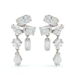 Swarovski  Mesmera crystal-embellished drop earrings
