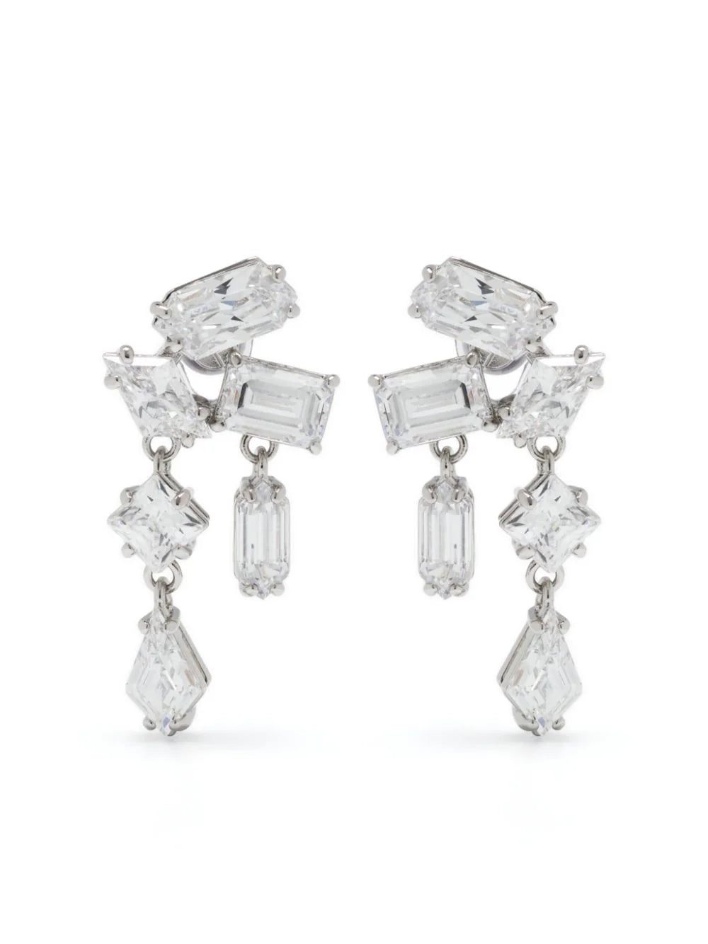 Swarovski Mesmera crystal-embellished drop earrings