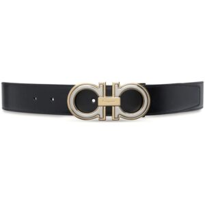 Ferragamo Gancini-buckle leather belt