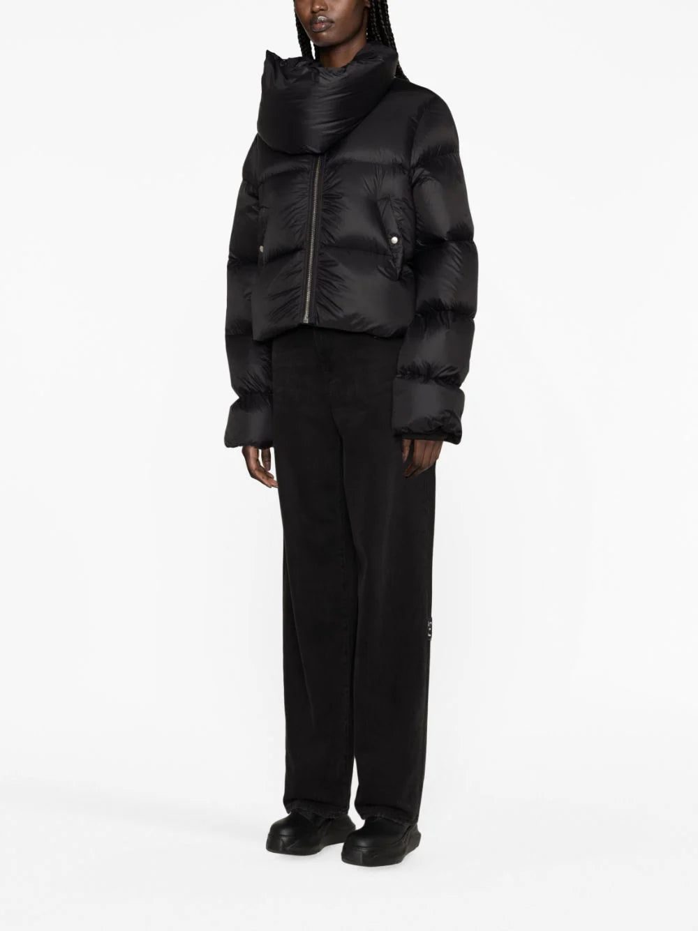 Rick Owens funnel-neck padded down jacket - Image 2