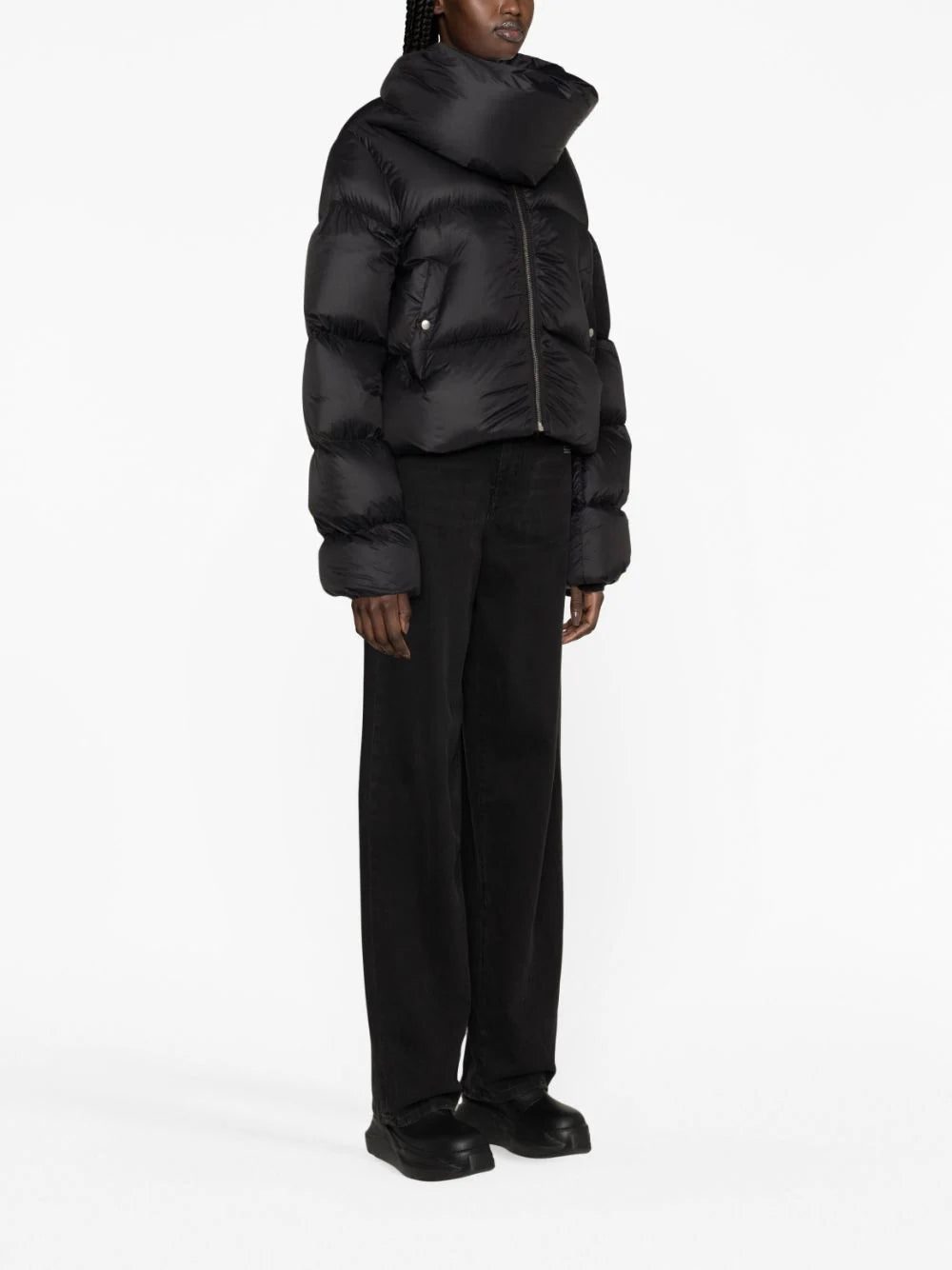 Rick Owens funnel-neck padded down jacket - Image 4