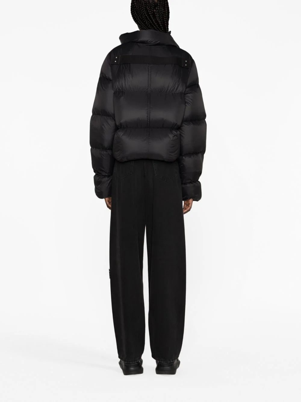 Rick Owens funnel-neck padded down jacket - Image 3