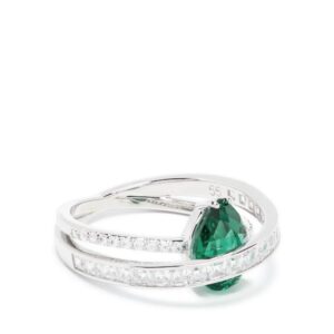 Swarovski  Hyperbola Cocktail crystal-embellished ring