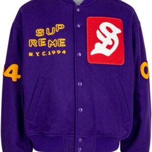 Supreme Tourist "Purple" varsity jacket