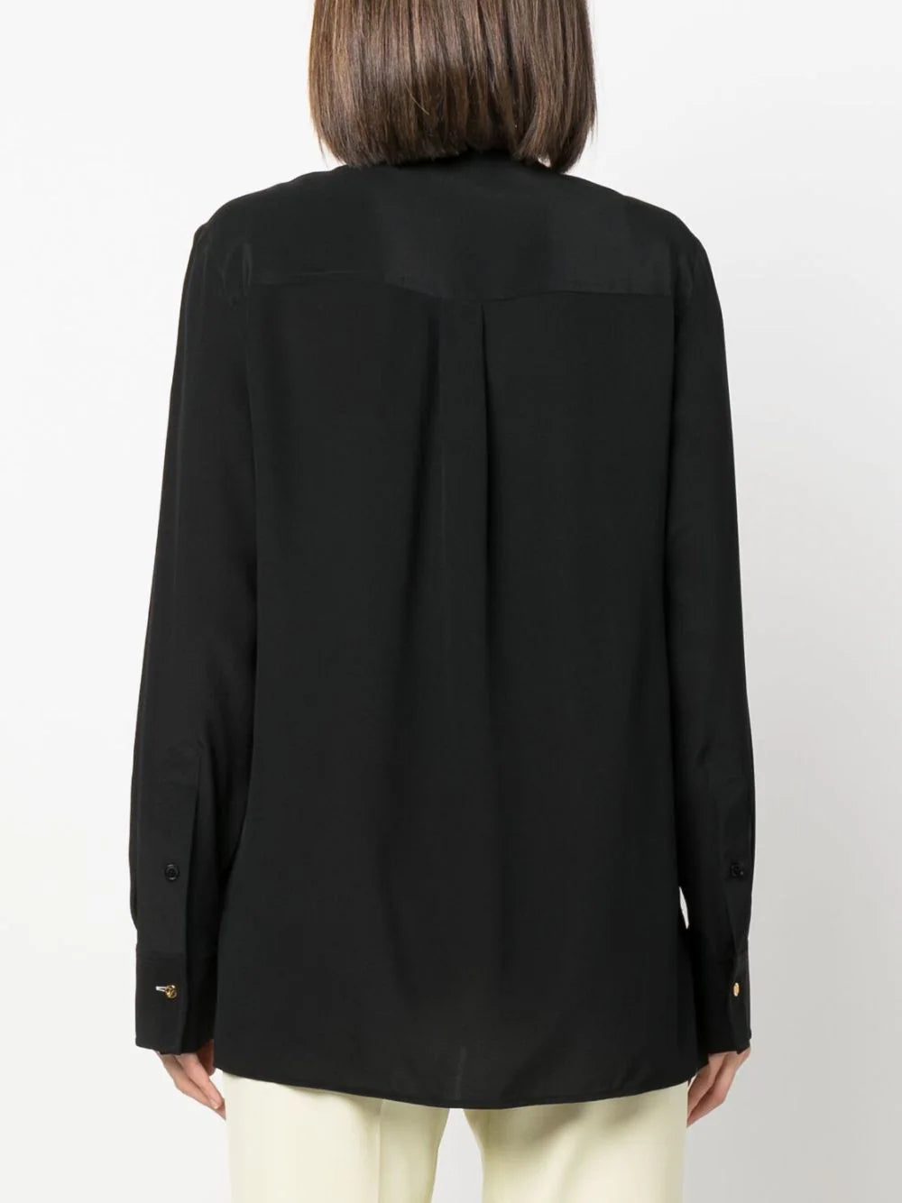Stella McCartney band-collar silk blouse - Image 4