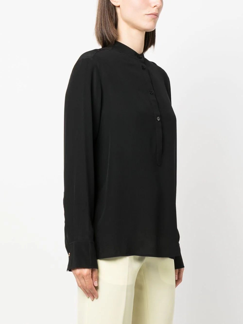 Stella McCartney band-collar silk blouse - Image 3