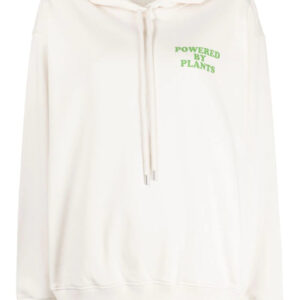 Stella McCartney  slogan-print drawstring cotton hoodie