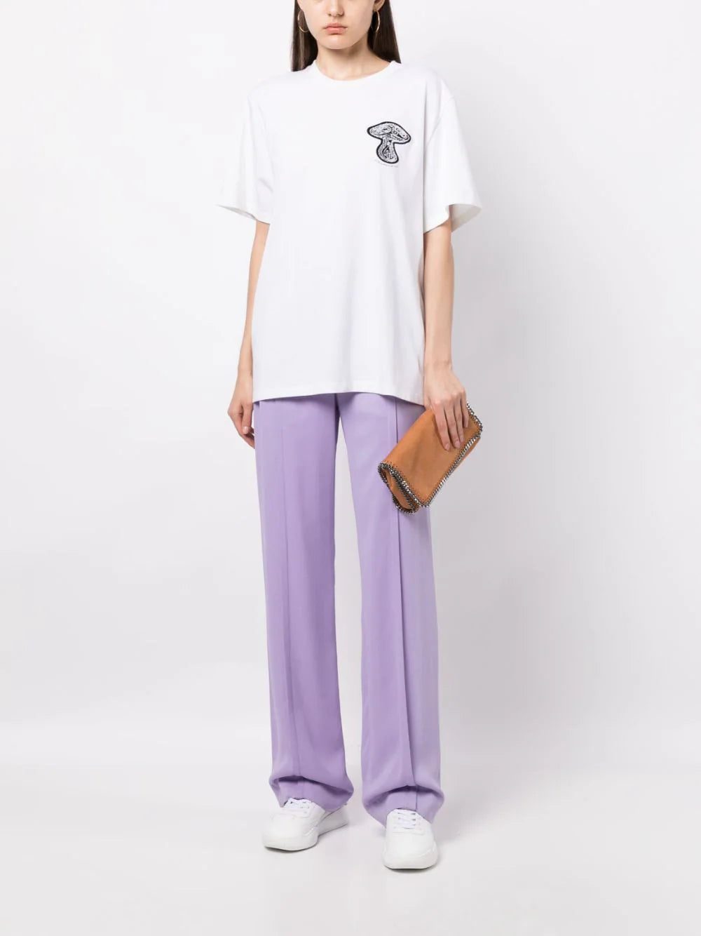 Stella McCartney mushroom-print cotton T-shirt - Image 2
