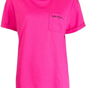 Stella McCartney logo-embroidered cotton T-shirt