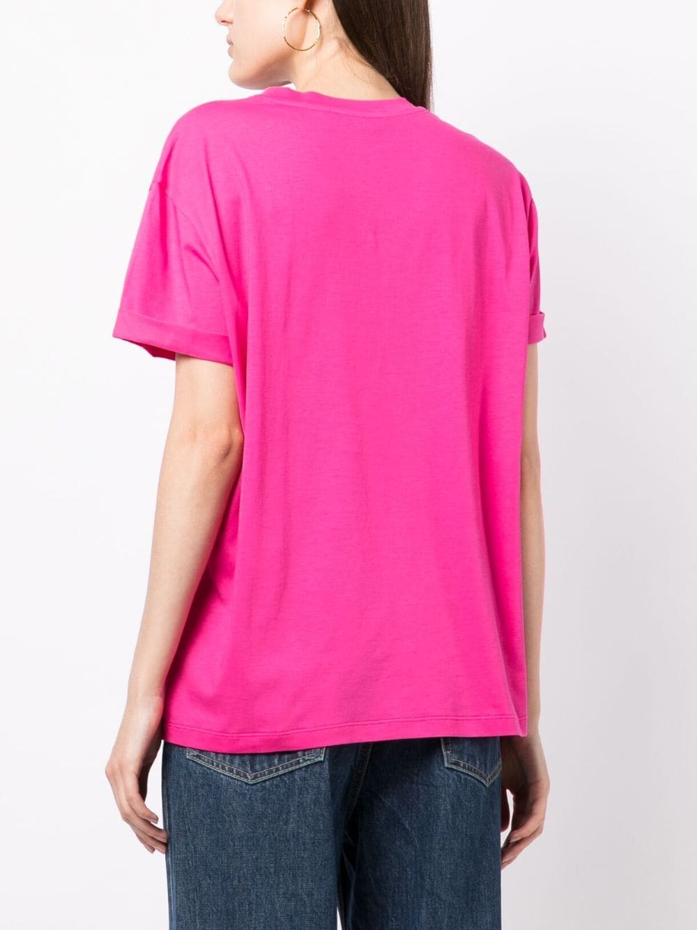 Stella McCartney logo-embroidered cotton T-shirt - Image 4