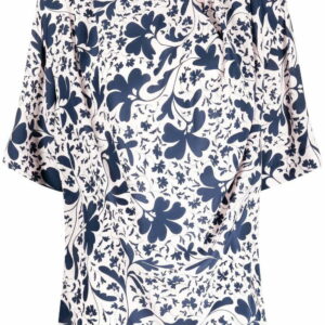 Stella McCartney floral-print silk blouse