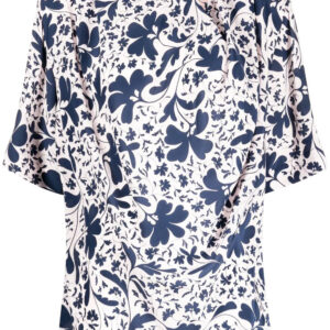 Stella McCartney floral-print silk blouse