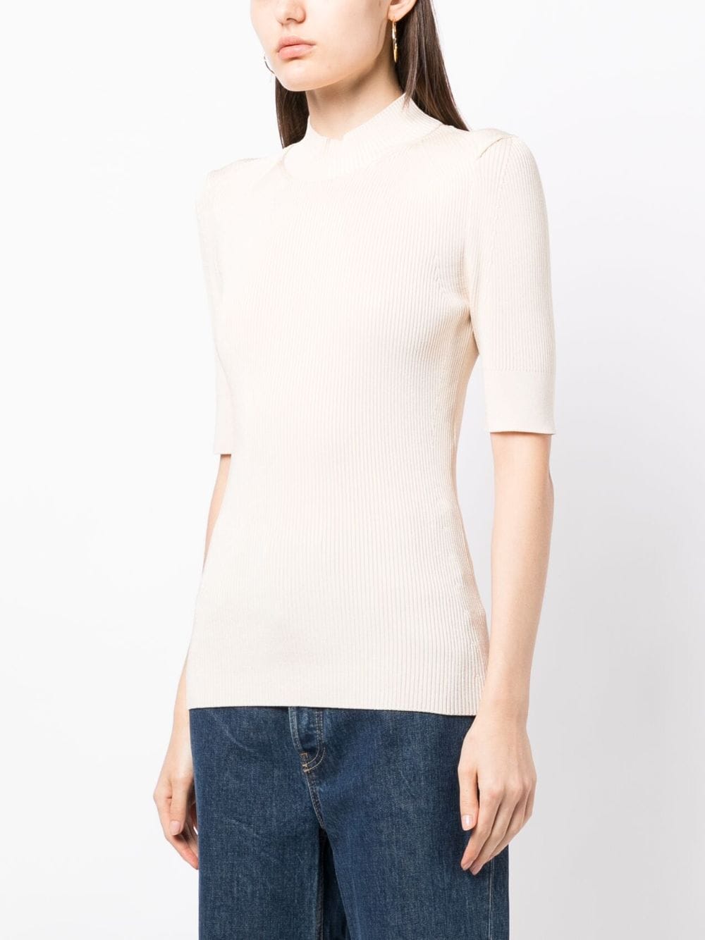 Stella McCartney high-neck ribbed-knit top - Image 3
