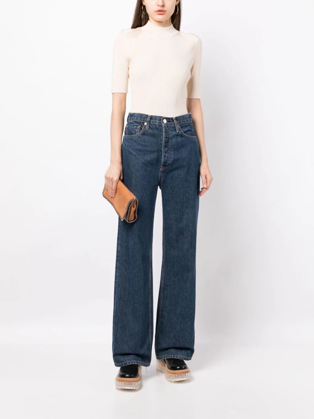 Stella McCartney high-neck ribbed-knit top - Image 2