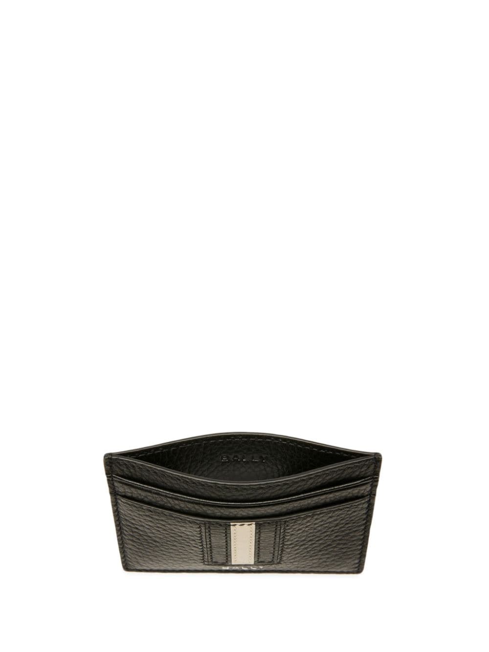 Bally striped-edge leather cardholder - Image 3