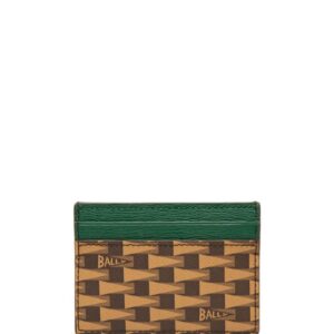 Bally monogram-pattern cardholder