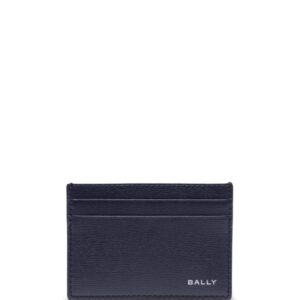 Bally logo-stamp leather cardholder