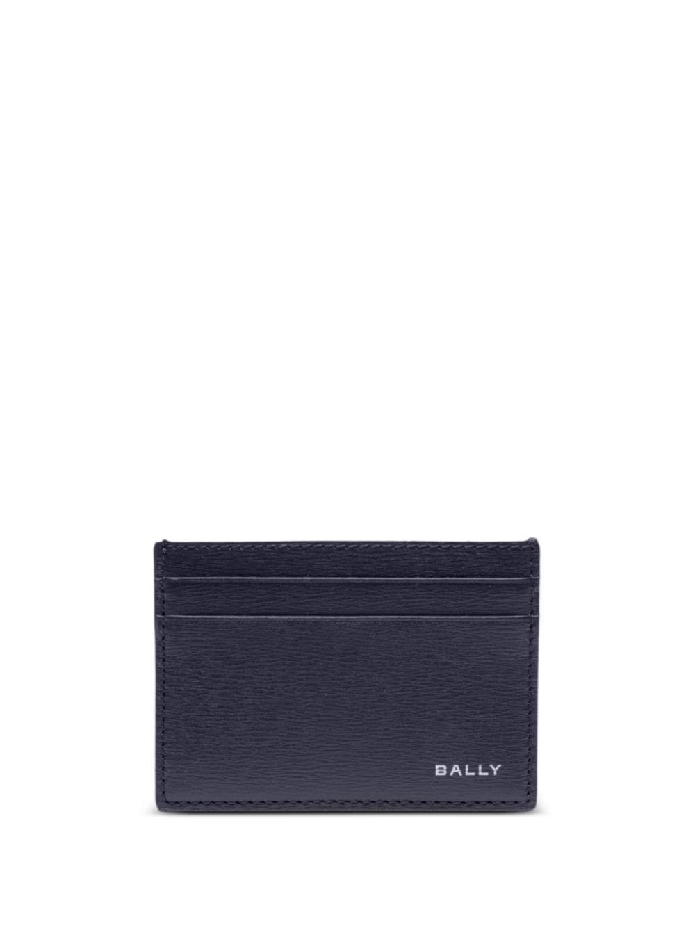 Bally logo-stamp leather cardholder