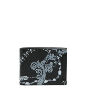 Versace Jeans Couture logo-print leather bi-fold wallet