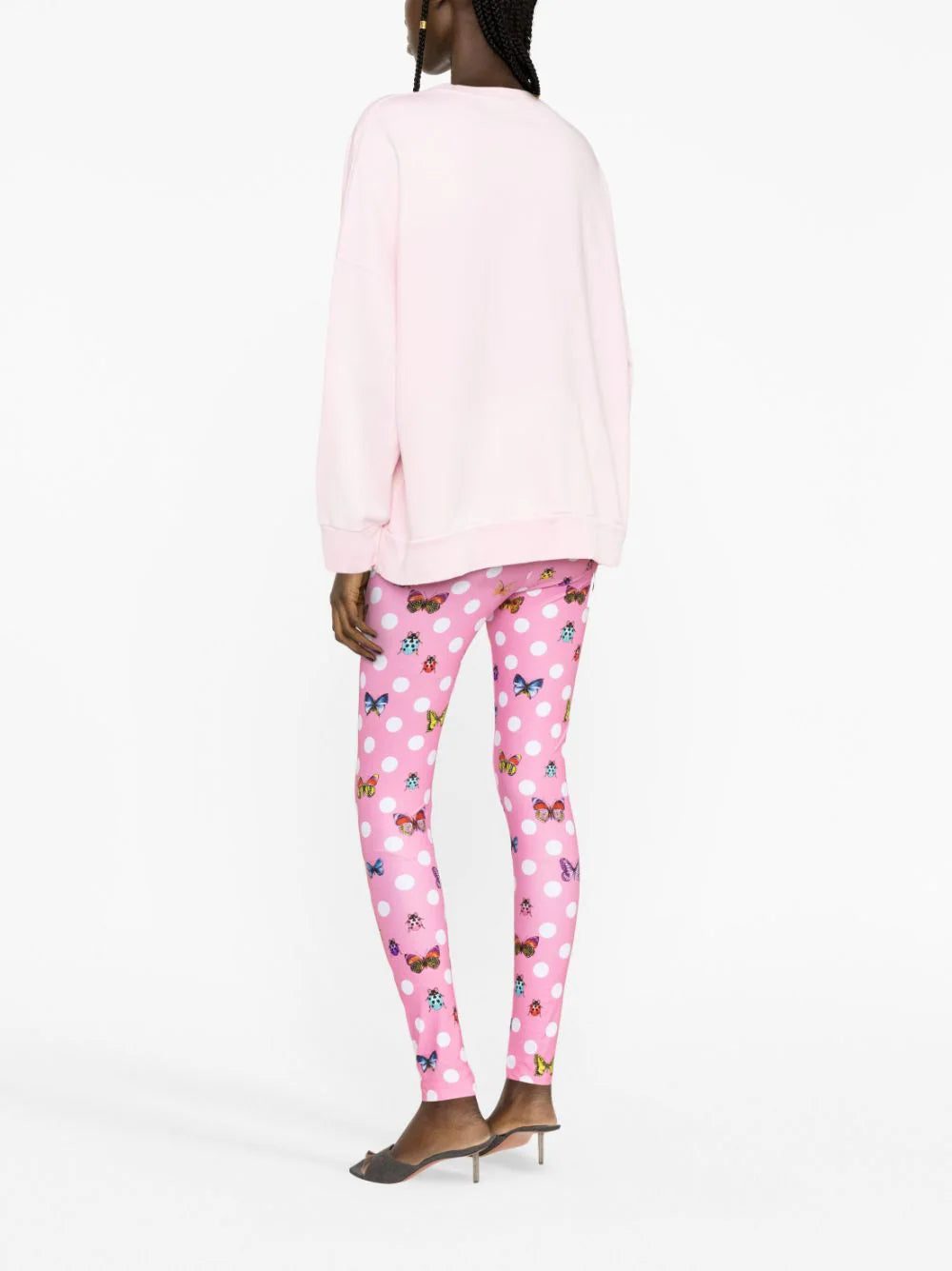 Versace Medusa logo-appliqué cotton sweatshirt - Image 4