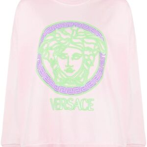 Versace Medusa logo-appliqué cotton sweatshirt