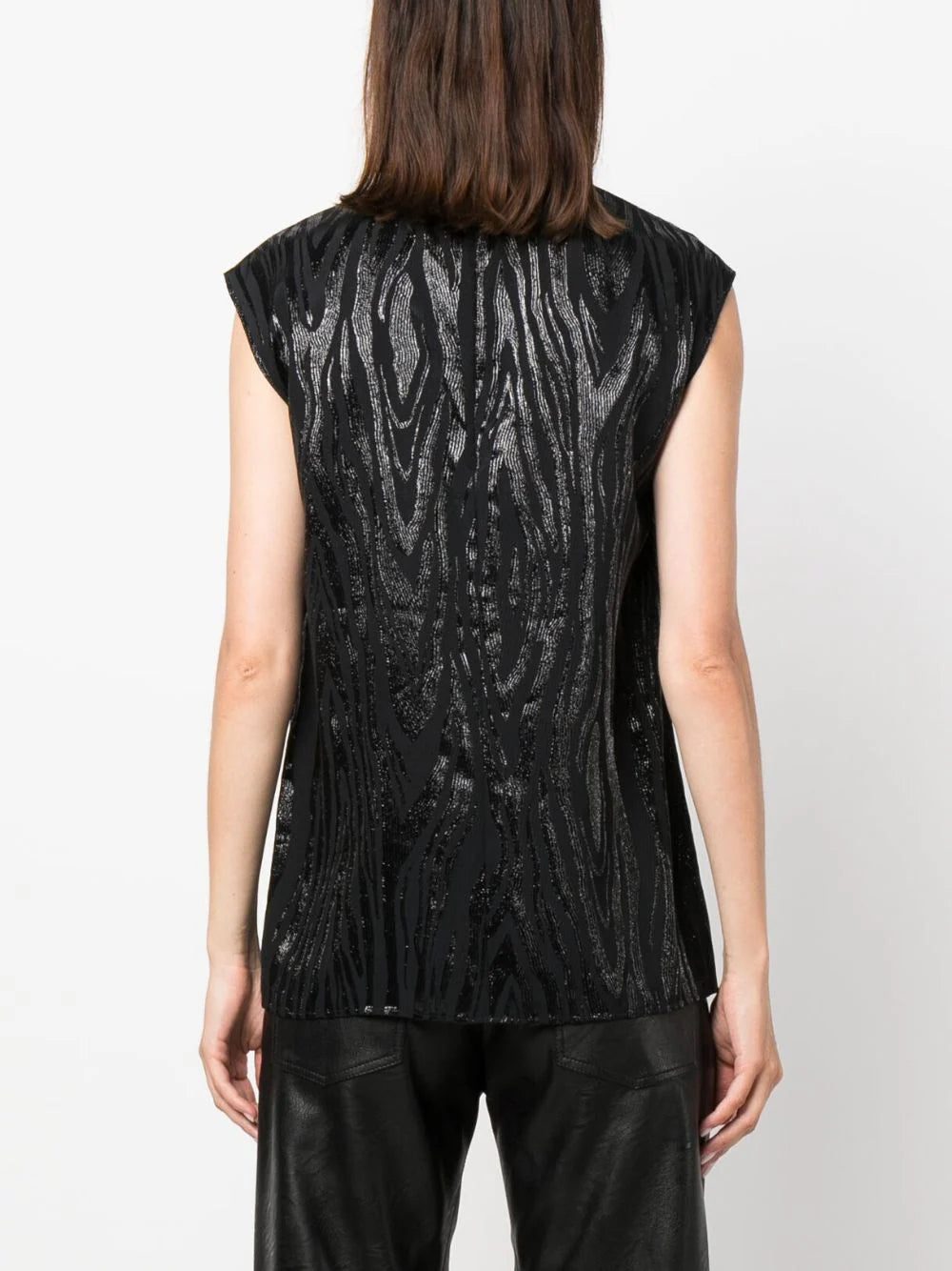 Stella McCartney moire-effect tank top - Image 4