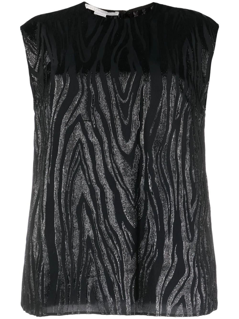 Stella McCartney moire-effect tank top