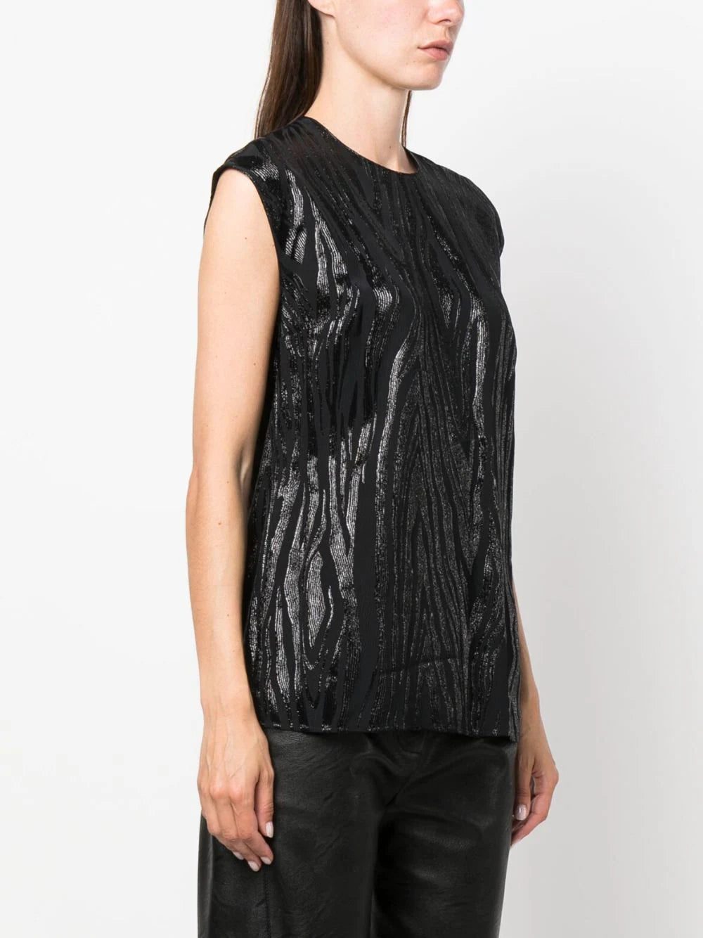Stella McCartney moire-effect tank top - Image 3