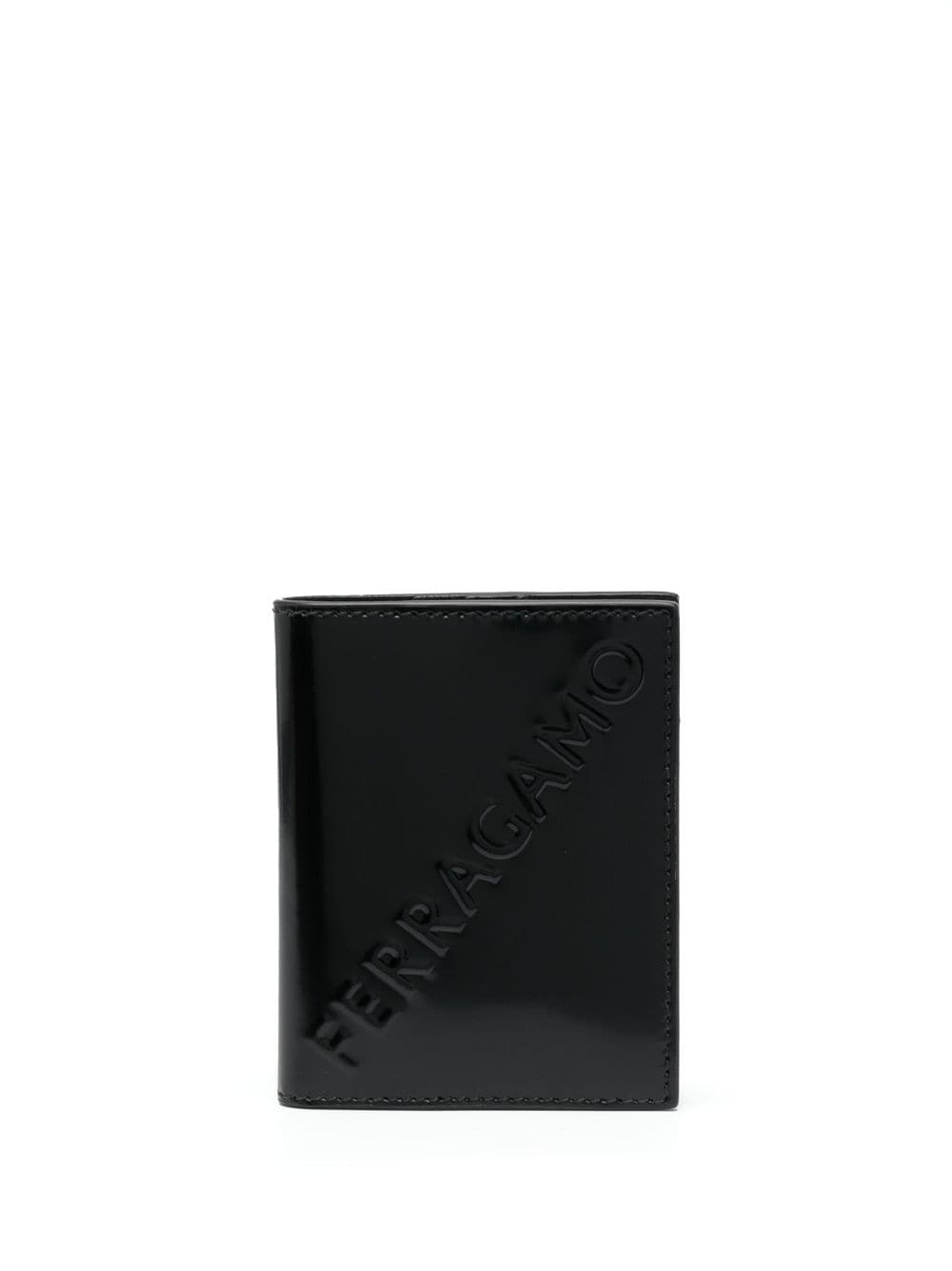 Ferragamo logo-debossed bi-fold leather wallet