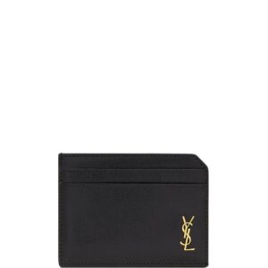 Saint Laurent Tiny Cassandre leather cardholder