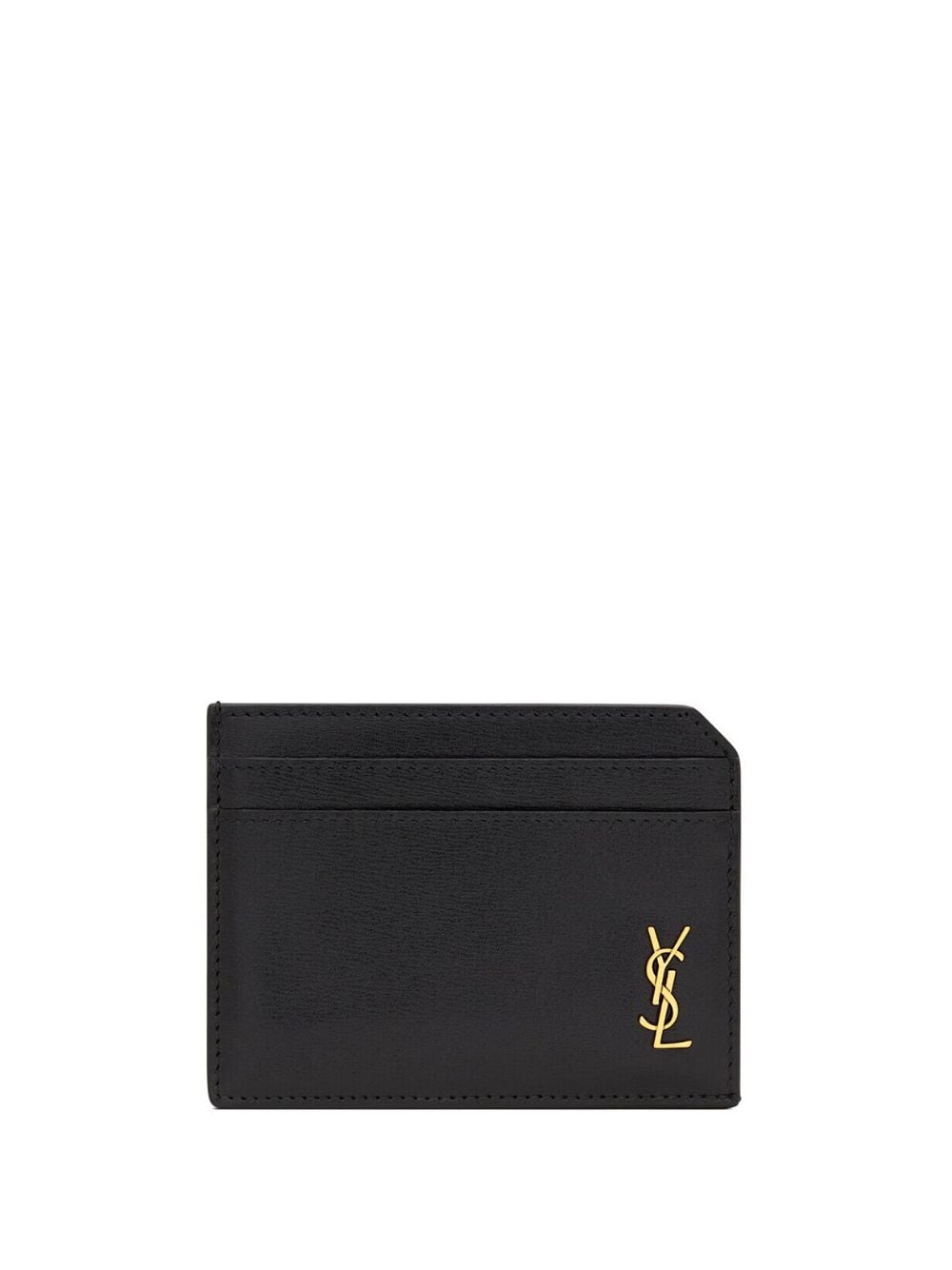 Saint Laurent Tiny Cassandre leather cardholder