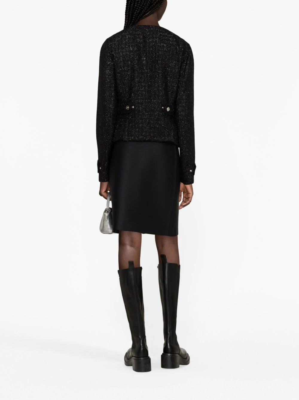 Versace Medusa Head single-breasted tweed jacket - Image 4