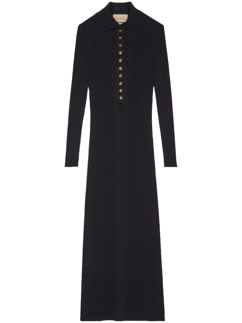 Gucci fine-knit midi dress