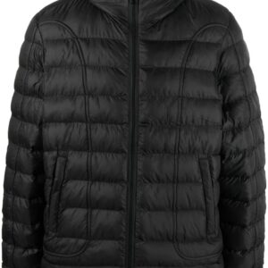 Diesel zip-up hooded padded jacket