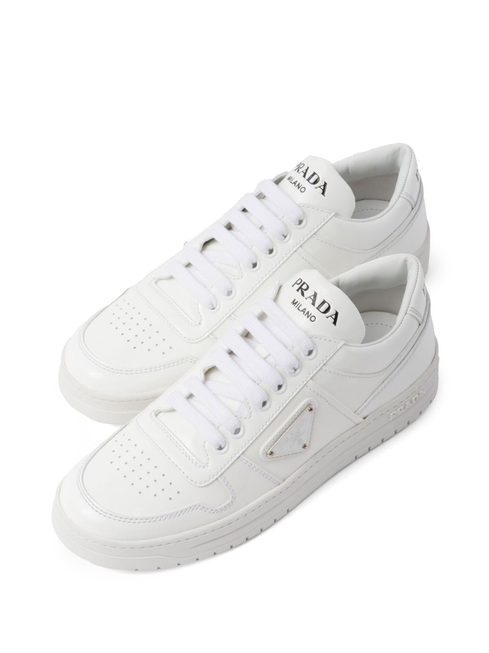 Prada Downtown leather sneakers - Image 4