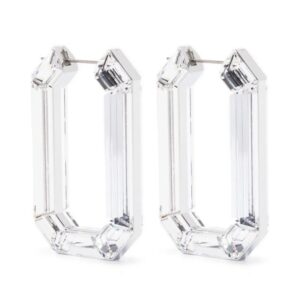 Swarovski  Lucent polished-finish earrings