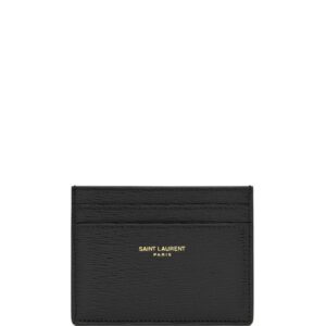 Saint Laurent logo-print leather cardholder