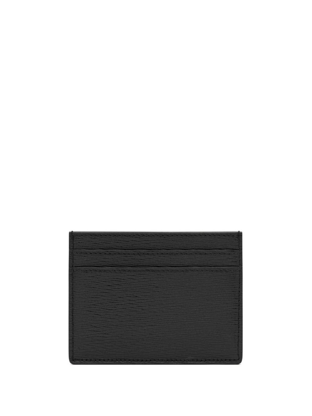 Saint Laurent logo-print leather cardholder - Image 2