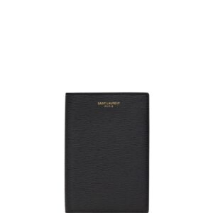 Saint Laurent logo-print leather wallet
